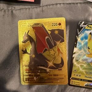 Charizard VMAX Gold Pokémon Custom Card